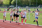 Girls under-13s 1500 metres, 2019 North Eastern Track and Field Champs., Middlesbrough. Photo:  David T. Hewitson/Sports for All Pics